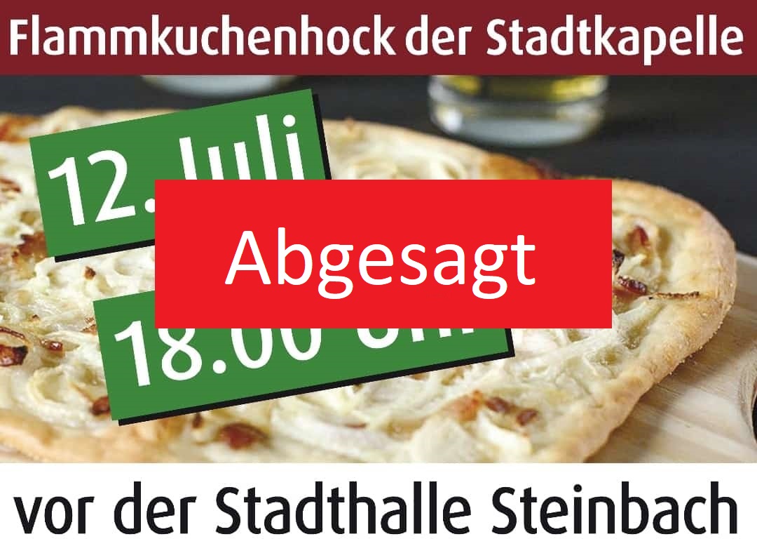 Flammkuchenhock abgesagt